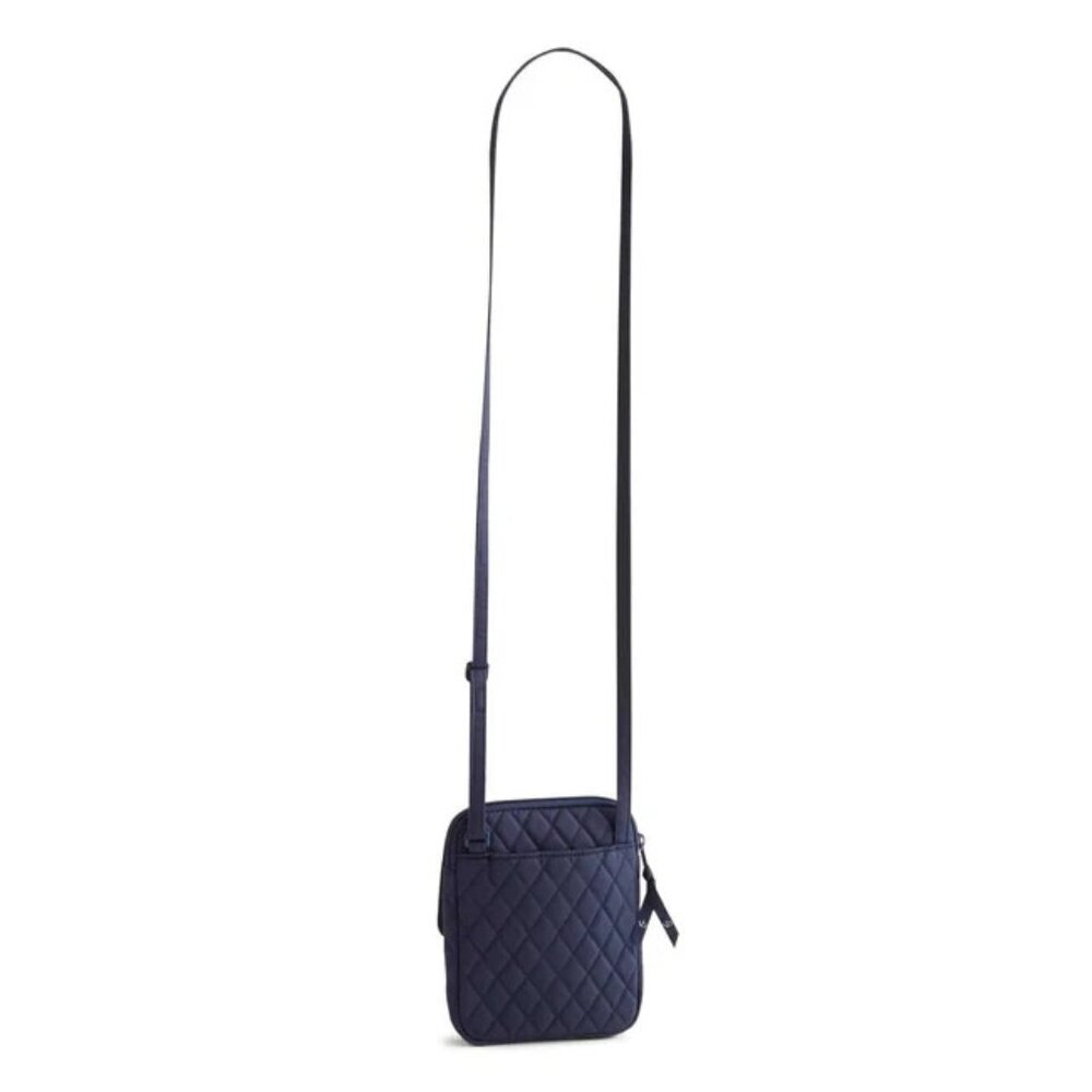 Vera Bradley Mini Hipster in Classic Navy 8" x 6.5" - Picture 3 of 12